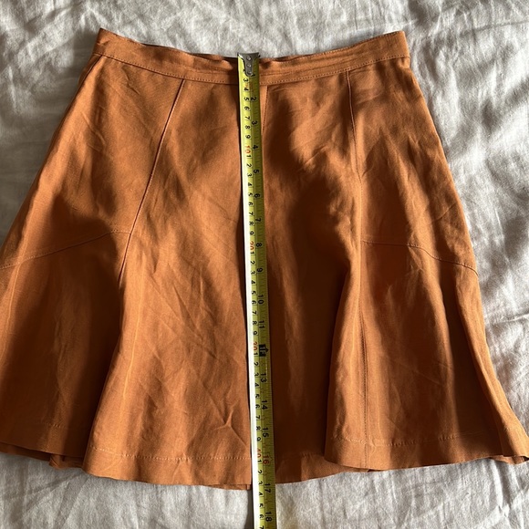 Silk/Linen Blend Skirt size 2 - Picture 5 of 5